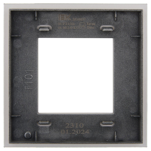 SKANDY Рамка 1-мест. SK-F21Sh стекло шамп. IEK