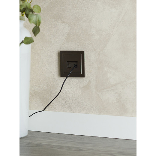 BRITE Роз. комп. 2-ая RJ45 кат.5E РК10-2-БрТБ бр. IEK