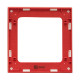 Стокгольм Рамка 1-местная белая с линией цвета красный EKF PROxima