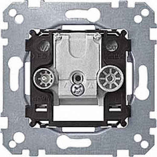 MERTEN МЕХАНИЗМ ДВОЙНОЙ РОЗЕТКИ TV+FM оконечная