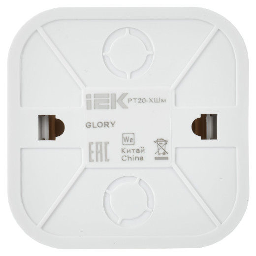 GLORY Роз. телефонная RJ11 о/у РТ20-ХШм шамп. м. IEK