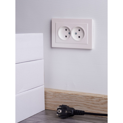 BRITE Роз. 2-я без з/к с з/ш 10А в сб. РСш12-2-БрЖ жемч. IEK