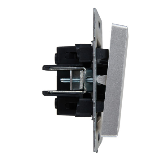 BRITE Выключ. 1-кл. 10А ВС10-1-0-БрА алюм. IEK