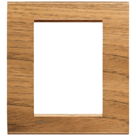 Livinglight Рамка прямоугольная, 3 модуля, цвет Европейский орех