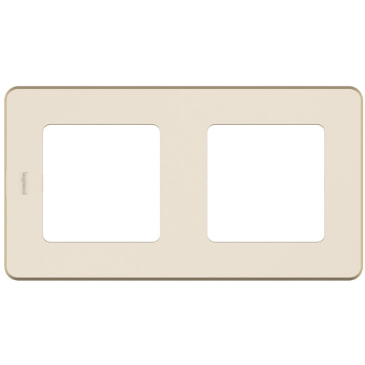 Рамка 2 поста - Legrand/Daccord Inspiria - слоновая кость