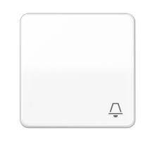 JUNG CD 500/CD plus Белая Клавиша 1-ая с символом ЗВОНОК