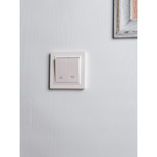 BRITE Выключ. жалюзи 10А ВС10-1-5-БрЖ жемч. IEK