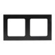 Стокгольм Рамка 2-местная металлическая черная EKF PROxima