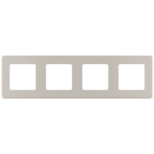 Рамка 4 поста - Legrand/Daccord Inspiria - шампань