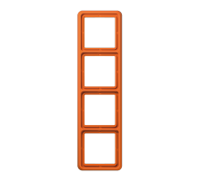 JUNG CD Оранжевая Рамка 4-ая ударопрочная