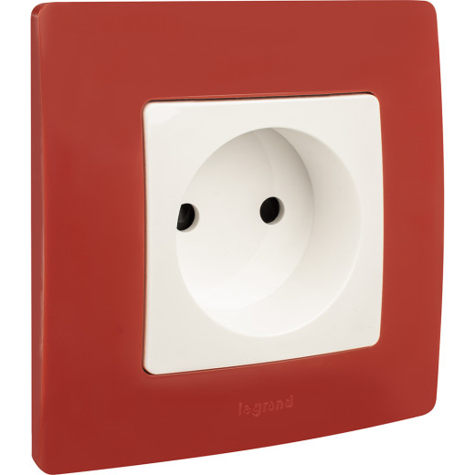 Рамка 1 пост - Legrand Etika - красный