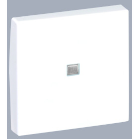 Simon Connect Белая Клавиша с индикатором для выключателя К304, 45х45мм