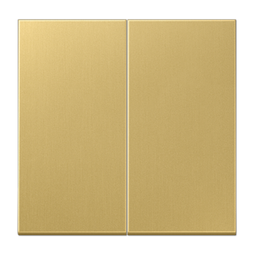 Двойная клавиша для балансирных механизмов выключателей (кнопок), в комплекте с CD95HP (крепежный элемент), металл, латунь classic, Messing