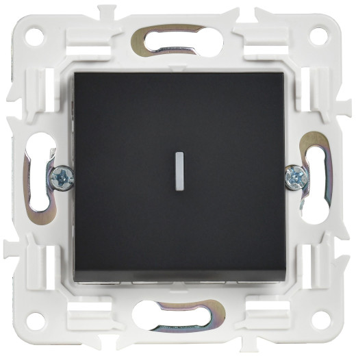 SKANDY Выключ. 1-кл. с инд. 10А SK-V07Bl черн. IEK