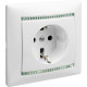 Розетка с заземлением - Legrand Valena - без шторок 16А 250В винтовые зажимы - белый