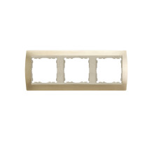 Simon 82 Шампань/Металлик Рамка 3-ая