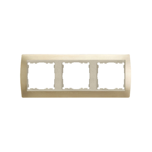 Simon 82 Шампань/Металлик Рамка 3-ая