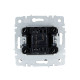 BRITE Выключ. 1-кл. прох. 10А ВС10-1-6-БрЧ черн. IEK