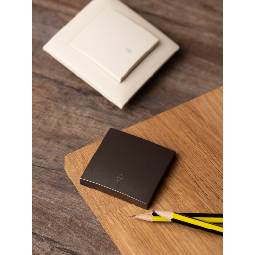 Валенсия лицевая панель выключателя проходного 1-кл. 10А графит EKF PROxima