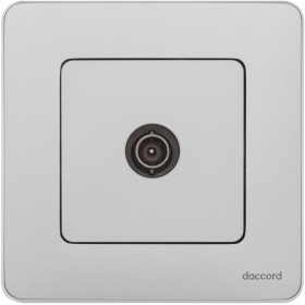 Legrand/Daccord INSPIRIA Алюминий Розетка TV - оконечная - 10 дБ - 5-862 мГц.