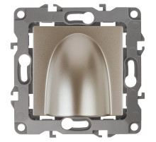 ЭРА 12-6003-04 Вывод кабеля, Эра12, шампань (10/100/1000)