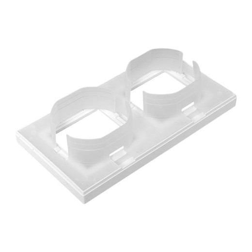 2 - местная рамка, IP44, белая, пластик Эпика EKF