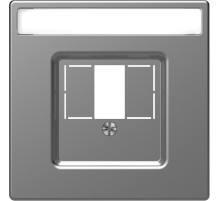 Schneider Electric Merten D-Life Нержавеющая Сталь Накладка центральная для TAE/Audio/USB