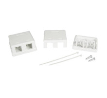 DKC Универсальная розетка, 2 порта  для модулей Keystone