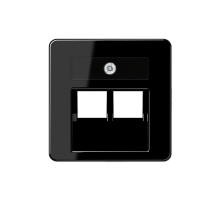 JUNG Крышка для для UAE розеток, черная