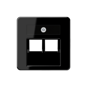 JUNG Крышка для для UAE розеток, черная