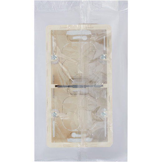 Коробка для накладного монтажа 2 поста - Legrand/Daccord Inspiria - слоновая кость