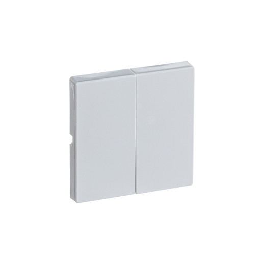 Клавиша для механизма 2-клавишных выключателей/переключателей/кнопок, Future/Axcent/Carat/Династия, альп. белый