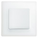 Переключатель одноклавишный - Legrand Etika - 10А 250В безвинтовые зажимы - белый