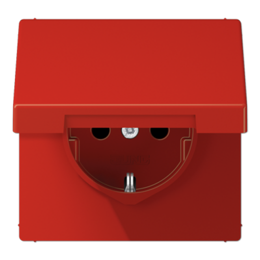 SCHUKO розетка с крышкой