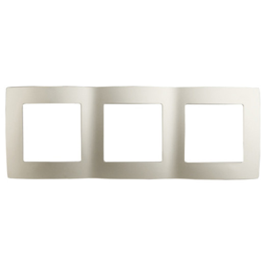12-5003-15 ЭРА Рамка на 3 поста, Эра12, перламутр (15/150/2400)