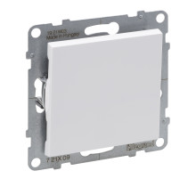 Legrand/Daccord SUNO Белый Выключатель без фиксации (кнопка) 6А 250В. Безвинтовые зажимы.