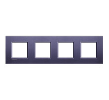 BT LL Синий шелк Рамка прямоугольная, 4 поста.