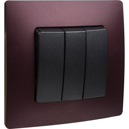Рамка 1 пост - Legrand Etika - сливовый