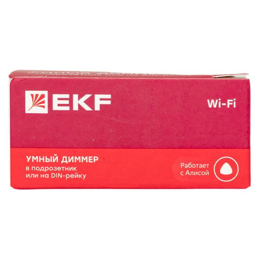 Умный диммер в подрозетник 2-канальный Wi-Fi EKF Connect