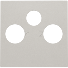 Niko Серый Накладка TV/FM/SAT