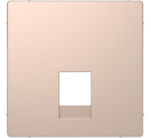 Schneider Electric Merten D-Life Шампань Накладка центральная для розетки 2-ной RJ11/RJ12