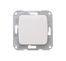 KRANZ DEA Выключатель 1кл с/у 10А меx. Бел