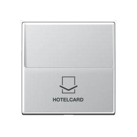 JUNG A 500 Алюминий Накладка карточного выключателя (без механизма) для кнопок (с подстветкой)