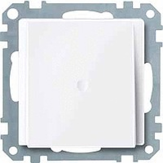 MERTEN ЦЕНТР.ПЛАТА с отверстием д/кабеля телефонного разъема, АКТИВНЫЙ БЕЛЫЙ, SM