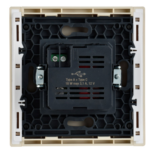 FORTE&PIANO Роз. USB A+C 18Вт FP451 ван. IEK