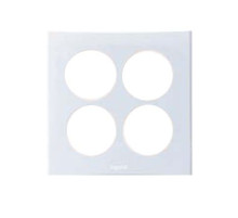 Anam Legrand Zunis Белый Накладка розетки 4-ой