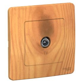 Systeme Electric Blanca внутр Ясень Розетка TV