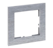 Legrand/Daccord SUNO Матовый алюминий Рамка декоративная универсальная 1-постовая.
