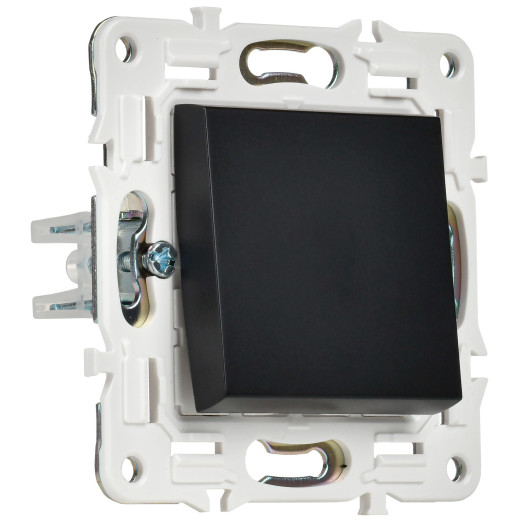 SKANDY Выключ. 1-кл. 10А SK-V01Bl черн. IEK