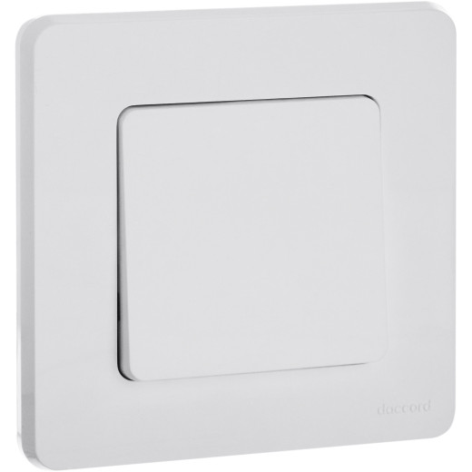 Переключатель одноклавишный - Legrand/Daccord Inspiria - 10АХ 250В безвинтовые зажимы - белый